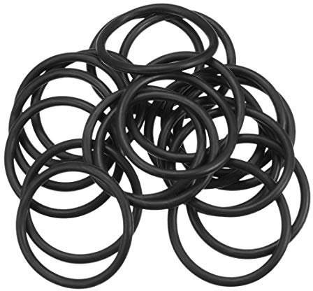 sourcing map Nitrilkautschuk-O-Ringe, 38 mm Außendurchmesser, 31,8 mm Innendurchmesser, 3,1 mm Breite, metrische Dichtung, 20 Stück