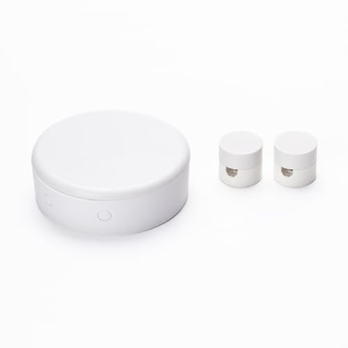 ORION LIGHTSTYLE Lampen Distanz-Aufhänger mit Baldachin und Verteilerdose, Kabelhalter, Abdeckdose, Set mit 1 Verteilerdose und 2 Deckenpins (Weiß, Kunststoff, nicht wasserfest)