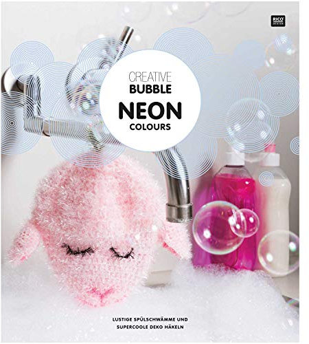 Creative Bubble Neon Colours: Lustige Spülschwämme und supercoole Deko häkeln