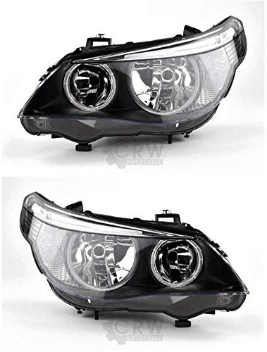Halogen Scheinwerfer Set 5 E60/E61 Bj. 07/03-03/07 H7/H7 mit Motor