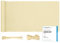 Sekey Brise-Vue pour Balcon Couverture de confidentialité Écran Polyster Vent Protection UV Opaque Résistant aux Intempéries, avec Attaches de câble et Cordons Beige 1.2×5m
