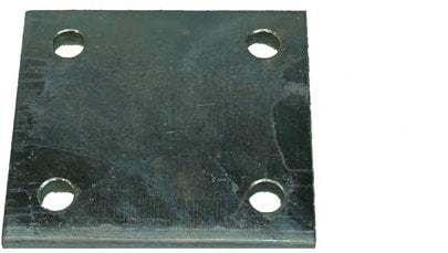 Heavy Duty 4 Drop Plate, Hitch height, Tow Bar, Silver, 102mm, 4 hole, Maypole