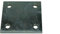 Heavy Duty 4 Drop Plate, Hitch height, Tow Bar, Silver, 102mm, 4 hole, Maypole