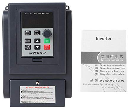 Convertisseur de Fréquence Variable VFD,Onduleur Entrée monophasée 220 V Triphasé 380 V Sortie 8 A 1,5 kW VFD Variateur de Fréquence 400 Hz Contrôle PWM