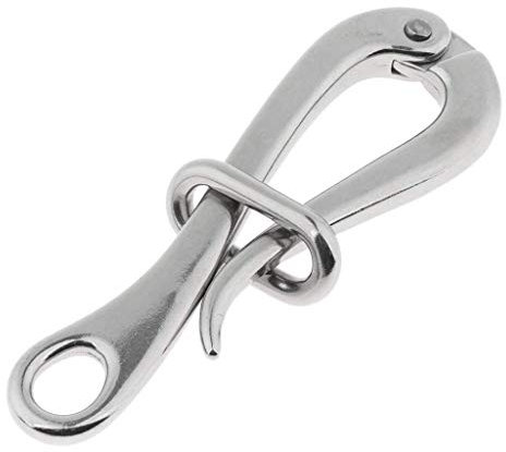 SGerste Pelikan Haken und Öse, Schnellspanner, T316 Edelstahl, 98/147 mm (98 mm)