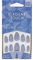 Elegant Touch Perfect Colour Faux Ongles Collection 24 Ongles Stilleto courts avec colle Bleu acier