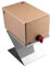 Lares Halter für Getränkeboxen - Ideal für 5 Liter Bag-in-Box Systeme - aus rostfreiem Edelstahl - Made in Germany