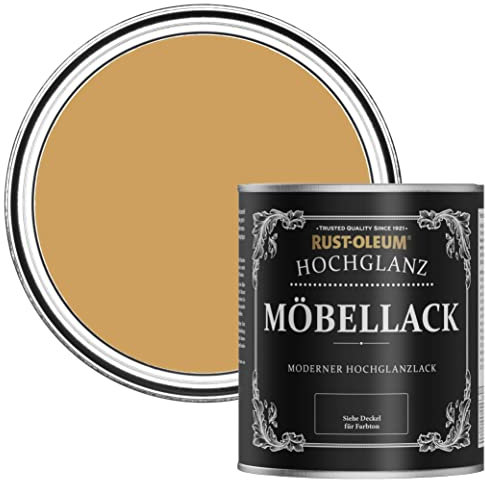 Rust-Oleum Yellow Furniture Paint in Gloss Finish - Dijon 750ml