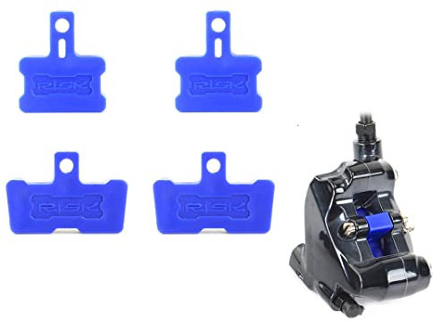 COONIUM Bloques de purga de freno de disco hidráulicos compatibles con Shimano, AVID SRAM y más, paquete de 4 piezas surtidas (2 piezas para pinza de 2 pistones y 2 piezas para pinza de 4 pistones)