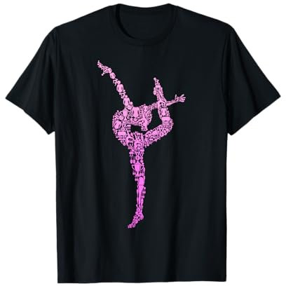 Turnen Turnerin Gymnastik Damen Kinder Mädchen T-Shirt