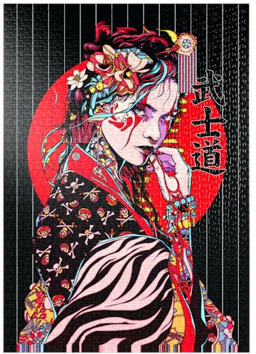 MyPuzzle Geisha Frau - Japan Charakter - Premium 1000 Teile Puzzle - MyPuzzle Sonderkollektion von Puzzle Galaxy