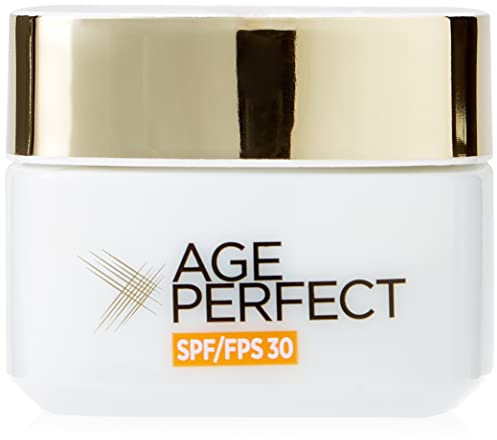 L'Oréal Paris - Age Perfect Crema SPF 30, Antiflacidez y Antimanchas, Pieles Maduras, 50 ml