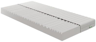Novilla Matelas en Mousse 80x200, Matelas Amovible à 7 Zones de Confort, Réversible Été/Hiver, Respirable, Hauteur 16 cm