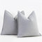ZWJD Hell Grau Kissenbezug 40x40 2er Set Chenille Kissenbezüge Sofakissen Kissenhüllen mit elegantem Design, weiche und luxuriöse dekorative Dekokissen für Couch, Bett und Heimdekoration