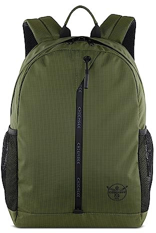 Chiemsee Light N Base Rucksack klein für Damen und Herren - 13 Zoll Laptopfach, olive