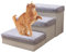 LINGJIONG Home Foldable Pet Stairs - Pet Furniture Cat Ladder Dog Down Ladders - Portable Pet Furniture Ramp Stairs for Bedroom, Pet Room, Living Room
