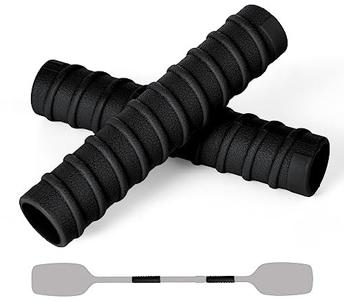 TOYMIS 2pcs Kayak Paddle Grips, 1.18 Inch Diameter Paddle Grips Kayak Detachable and Anti-Slip Paddle Grips for Kayaking Kayak Paddle Accessories for Kayaksrowing Canoes (Black)