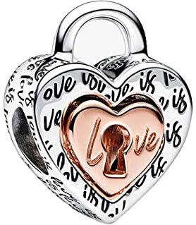 HAEPIAR Mickey S925 Sterling silver Charm for bracelet necklace Charm Dangle Love Padlock for women girls birthday gifts, Graduation book 2023