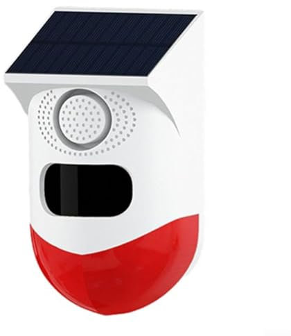 SPORTARC Home Security Systems, für Tuya WiFi Solar Bewegungsmelder Alarm mit Fernüberwachung, Hausalarm außen wetterfest, 120db 24 Stunden 4 Modi