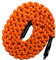 Dark Energy Lightning to C Paracord Cable & USB C to C Paracord Cable (18W, Orange)