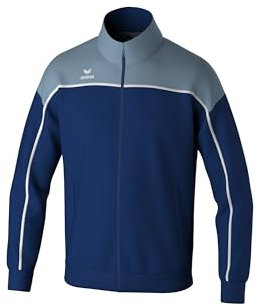 Erima Unisex „CHANGE by erima Trainingsjacke, new navy/faded denim/weiß, S