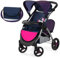 Bayer Design 39454AA Landau Jumeaux pour poupée, Poussette Double, réglable, Panier intégré, Sac à bandoulière