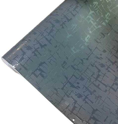 CompraFun Carbon Folie Maya Muster - 3D Vinyl Selbstklebend Blasenfrei für Auto Folierung, Motorrad, Fahrrad DIY Dekoration (Dunkelgrau, 30 x 150CM)