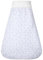 Lictin Baby Schlupfsack 0.5 TOG Mit Elastischem Bund, Schlafsack Aus Baumwolle, Strampelsack Sommer 6-12 Monate, Sommerschlafsack Weiße Pflanze