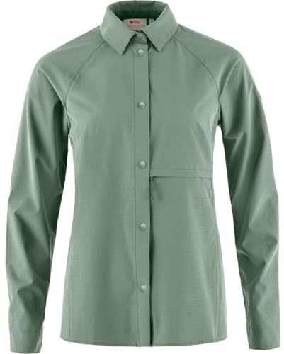 Fjällräven Damen Abisko Trekking Hemd, Patina Green, S