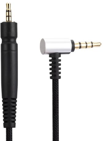 GAME ONE GAME ZERO PC 373D GSP 350 Replacement Audio Cable, Compatible with Sennheiser Headphones, 3.5mm to 2.5mm Male Stereo Jack Cord, 4 Ft (1.2 meters), no Inline Mic/Remote Control, Black