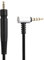 Game One Game Zero PC 373D GSP 350 Ersatz-Audiokabel, kompatibel mit Sennheiser-Kopfhörern, 3,5 mm auf 2,5 mm Stereo-Klinkenstecker, 1,2 m, kein Inline-Mikrofon/Fernbedienung, Schwarz