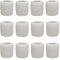12 Rollen Selbstklebender Verband Selbsthaftende Bandage Elastische Binde Wundverband Fixierbinde für Knie Handgelenk und Sprunggelenk Weiß 5 cm