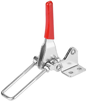 Abrazadera de Palanca de 90 Grados, Abrazadera de Palanca Fija Rápida Galvanizada de Hierro, Herramienta Manual de Abrazadera de Palanca Vertical (GH-40344)