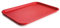 Lacor - 66990 - Fast-Food-Tablett, Serviertablett, Polypropylen, BPA-frei, stapelbar, widerstandsfähig, rutschfeste Oberfläche, spülmaschinenfest, rote Farbe, 35x27cm