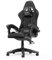 bigzzia Gaming Chair Ergonomic Computer Chair Reclining PU Leather High Back Video Game Chair with Headrest Adjustable Lumbar Support Linkage Armrest (ALL Black)