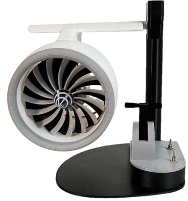 Wectirc Engine Fan Humidifier | Creative Turbo Desktop Fan & Small Air Humidifier | Printed Small Air Humidifier, Desktop for Personal Cooling for Plants, Hotel, Bedroom, Spa