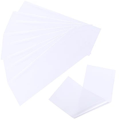 HONMEET Haarfärbepapier 200 Blatt PE Weiß zum Trennen und Highlighten