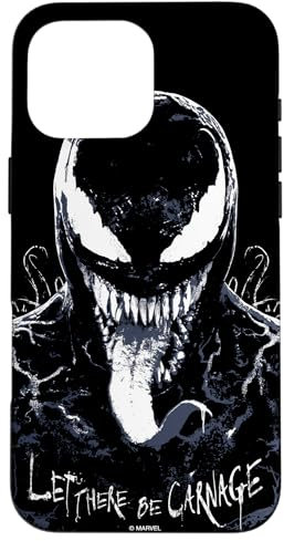 Hülle für iPhone 16 Pro Max Marvel Venom: Lass es Gemetzel geben Eddie Brock Black