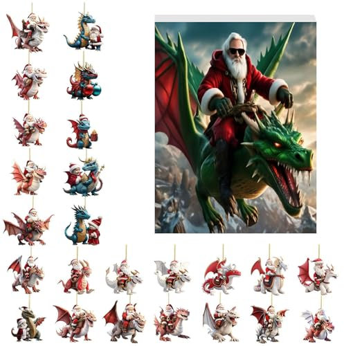 Weihnachts Adventskalender 2024 Dinosaurier, Dinosaurier-Countdown-Kalender, Dino Überraschungen Weihnachts Stocking Stuffers Supplies, 24 Exquisite Dinosauriereier Für Ihre