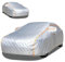 Autoabdeckung Gegen Hagel Für Jeep Wrangler 4 Dr/Unlimited 4 Door JK JL, Autoabdeckung Für Außeneinsatz ，Sonnensicher ，Staubdicht ，Schneesichere Autoabdeckung ，Custom Car Cover(Silver)