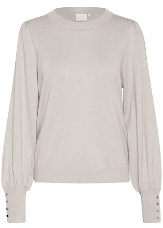 KAFFE Damen Strickpullover KAlizza Damen Strickpullover Langarm Rundhals Mode Pulli Lange Ärmel