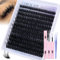 Fluffy Cluster Lashes Kit with Spikes Eyelash Clusters Fairy DIY Eyelashes Individual Kit 10-16mm Volume Lashes Individual Cluster Thick Mega Lash Clusters Glue by CORUSCATE