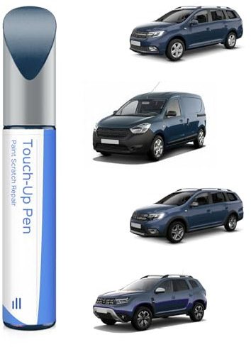 PARTS4EV RNF Blu Minerale Metallizzato/Blu Minerale Metallizzato Vernice per Ritocco per Dacia Esatta Corrispondenza – Ritocco di Graffi e Sbiadimenti