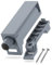LouMaxx Softclose Türdämpfer Schrank 2er Set - Türdämpfer Küche zum Softclose Nachrüsten - Schranktür Dämpfer in Grau - Türdämpfer gegen knallende Türen - Soft Close Nachrüstung