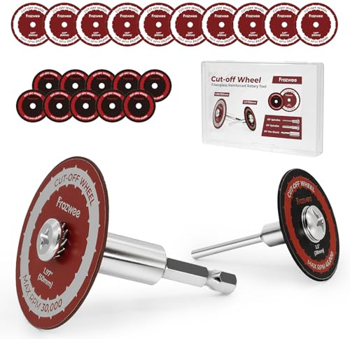 Prozwee 20PCS Cutting Wheel for Drill,10PCS 1.5 & 10PCS 1.97 Cutting Disc