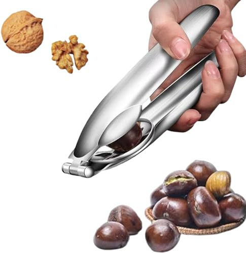 Flygragon Profi Maronen-Schneider & Nussknacker aus 304 Edelstahl, für Walnüsse & Haselnüsse - Spülmaschinengeeignet, Langlebig - Ideal als Geschenk für Feinschmecker und Hobbyköche