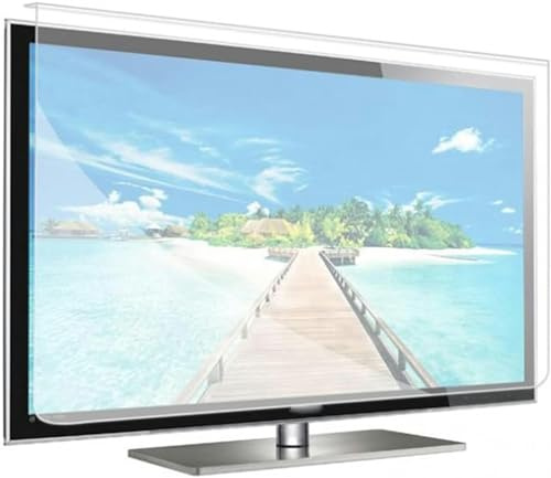 Anti-Blaulicht-Displayschutzfolie zum Aufhängen, Antireflexion/Anti-Strahlung/TV-Bildschirmfilter entlastet die Augen, für LCD/LED/OLED & QLED 4K HDTV, 1020 cm (45 Zoll), 1020 x 580 mm