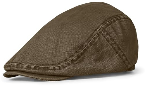 Clakllie Baumwolle Flatcap Herren Newsboy Cap Vintage Schiebermütze Tellermütze UV-Schutz Schirmmütze Gatsby Ivy Irish Hat