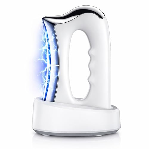MoCho® Faszienmesser mit Wärme, Vibration & MENS Mikrostrom, Rückenkratzer, Elektrisches Faszien Tool Verspannungen, Muskelknoten & Schmerzen – Profi Massagegerät für Rücken, Nacken & Regeneration