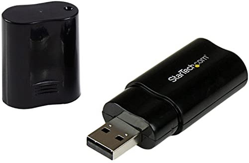 StarTech.com USB Stereo Audio Adapter External Sound Card
